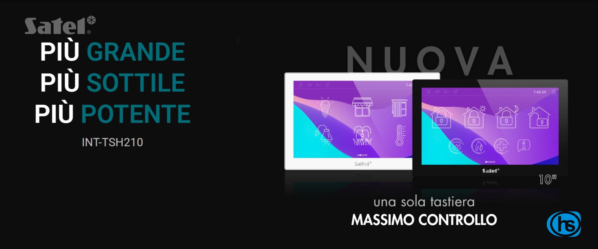 Nuova Tastiera Touch Satel 10"