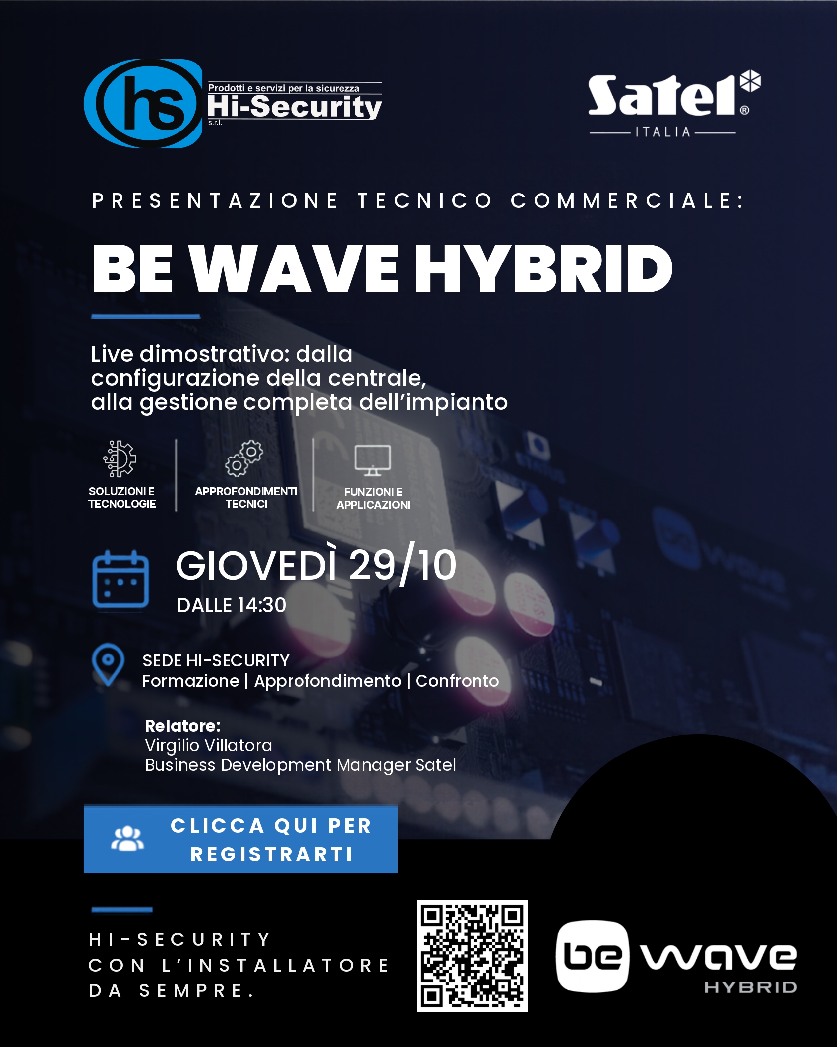 Invito Presentazione Tecnico Commerciale: Be Wave Hybrid