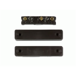Contatto magnetico a giorno. A vite. GAP 20 mm. Colore marrone.
