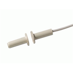 Contatto magnetico ad incasso con cavo. GAP 12 mm. Omologato IMQ I Liv.