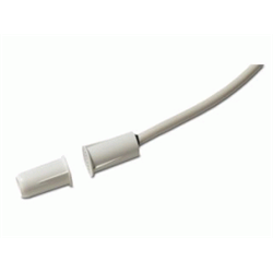 Contatto magnetico a 'sigaretta'. Tipo corto ad innesto a pressione. GAP 18 mm.
