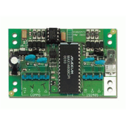 Modulo isolatore/repetitore per bus dati.