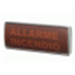 Pannello ottico/acustico autoalimentato completo di batteria. Protezione IP65