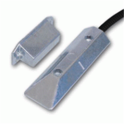 Contatto magnetico in alluminio a pavimento.