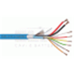 Cavo composto schermato. 2x0,75+6x0,22.GR4 AZZURRO Fornito in matasse da 100m.
