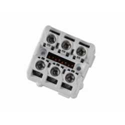 Modulo equipaggiato per 1 ingresso controllato con funzione di pre-allarme. Circuito per la priorità di allarme impostabile. Possibilità di montaggio su barra DIN-Rail. Completo di isolat ore.