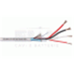 Cavo composto schermato. 2x0,50+2x0,22 Grado 2°. Fornito in matasse da 100m