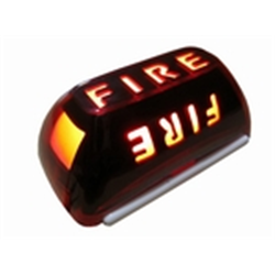 Ripetitore ottico, Alimentazione 3V—, basso assorbimento 0,003A, Illuminazione led alta luminosità, Calotta policarbonato rosso, Grado di protezione IP 42.
