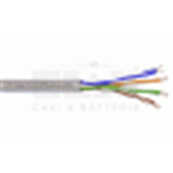 Cavo UTP CAT5e 4x2x24AWG.Fornito in bobina da 1000m.Prezzo al metro