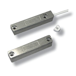 Contatto magnetico per superficie di grande portata omologato IMQ 1° livello.Con contatto NC/NA.