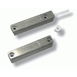 Contatto magnetico per superficie di grande portata omologato IMQ 1° livello.Con contatto NC/NA.