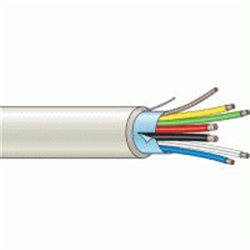 Cavo composto schermato antifiamma. 2x0,50+4x0,22 Grado 4°.