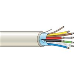 Cavo schermato antifiamma CEI-UNEL 36762 C-4 - 2x0,75+6x0,22