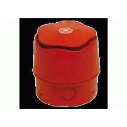 Sirena multitono rossa. Certificazione CPD EN54-3. Alimentazione 12-24vcc. Grado di protezione IP65