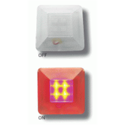 Ripetitore ottico 12/24 volt a 4 led ad alta intensità per interni.