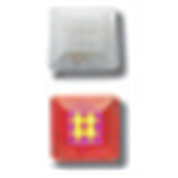 Ripetitore ottico 12/24 volt a 4 led ad alta intensità per interni.