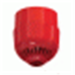 Sirena rossa 32 toni a soffitto flash rosso IP65 CPR certified to EN54:3 and EN54:23