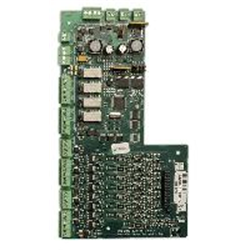 Modulo per centrale serie 2X equipaggiato di 8 ingressi supervisionati, 8 uscite supervisionate e 4 uscite relè