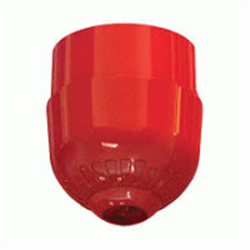 Lampeggiante a LED di colore rosso per montaggio a soffitto con base alta per passaggio tubi