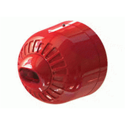 Lampeggiante a LED di colore rosso per montaggio a parete con base bassa