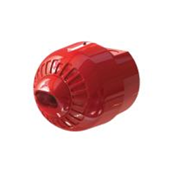 Lampeggiante a LED di colore rosso per montaggio a parete con base alta per passaggio tubi