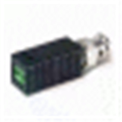 Mini ricetrasmettitore passivo monocanale con connettore BNC maschio + morsettiera CAT5 