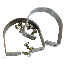 Kit staffe da palo in acciaio inox per sensori 8011