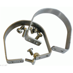 Kit staffe da palo in acciaio inox per sensori 8011