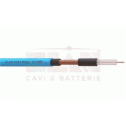 Cavo coassiale RG59 Doppia Guaina. Fornito in matasse da 100.Prezzo al metro