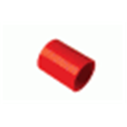 Fascetta di giunzione in ABS di colore rosso per tubazione diametro 27mm.
