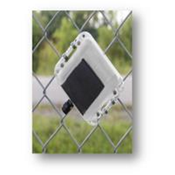 Modulo sensore cancello wireless, alimentato a batteria, contenitore grigio