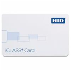 Tessera HID iCLASS SR 2k bit, ISO, standard iCLASS e Prgm SIO, PVC(iCLASS SR Smart Card di prossimità, 2k bit con 2 aree di applicazione, standard iCLASS e SIO Programmate, PVC,  Piano bianco lucido fronte e retro, Accoppiamento sequenziale Interno/Estern