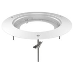 Adattatore per l'installlazione ad incasso delle Dome HD-TVI con ottica varifocale TruVision.