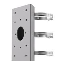 Staffa per fissaggio a palo per dome PTZ della linea TruVision analogiche ed IP, da utilizzare con la staffa TVP-WMB.