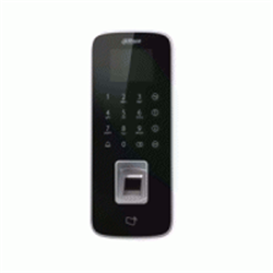 Lettore per il controllo accessi standalone da interno, display LCD, lettore impronte, tessere Mifare 