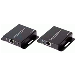 KIt TX-RX extender attivo su UTP per segnale video HDMI, portata 80m, risoluzione max 1080p.