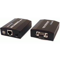 Kit TX-RX extender passivo su UTP per segnale video VGA, portata 75m, risoluzione max 1080p.