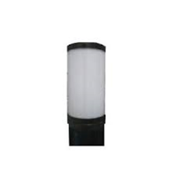 Corpo luce cilindrico altezza 25 cm colore bianco, attacco E27