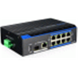 SWITCH ETHERNET INDUSTRIALE 8+2. 8 PORTE POE+ 120W (240W OPZ.) 10/100M. 1