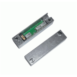 sensore a vista per superfici ferromagnetiche . 2 contatti NC separati per controllo accessi. Tamper magnetico 24h. Conforme EN 50131