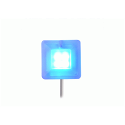 ripetitore ottico 12/24Vcc led grande potenza-fisso/lampegg. - IP65 -blu