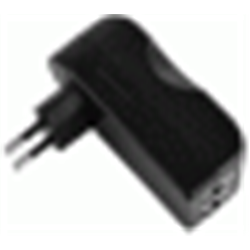 PoE Injector a spina data in/out RJ45. 12W 10/100Mbps Standard PoE: 802.3af