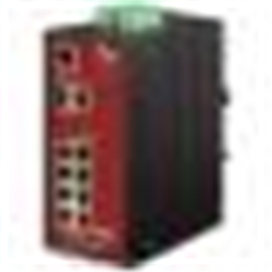 8-Port 10/100/1000Base-Tx IEEE802.3af/at Copper Ports + 2-Ports 100/1000 SFP Managed Switch 
(-40~75°C) - Power 48V DC