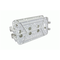 Serie di inserti di plastica e supporti che possono essere utilizzati nel box OMI-5