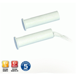 Sensore da incasso per superfici non ferromagnetiche. Tamper magnetico 24h. Conforme Gr 3 EN 50131. 
