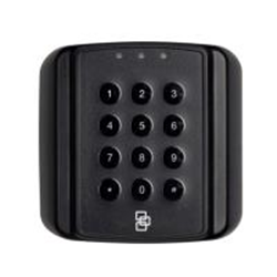 Lettore MIFARE DESFire EV1/EV2 con tastiera con feedback tattile; con uscita per apertura porta e ingresso RTE (design standard)