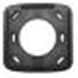 Base per lettori ATS1182, ATS1183 e ATS1184. Versione quadrata (86 x 86 x 10 mm)