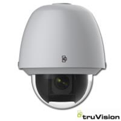 Dome PTZ TruVision™, HD-TVI, 1080P, 32X, WDR, installazione a pendente, (staffa a parete non inclusa). Uscita video duale CVBS & TVI, controllo telemetria TVI/RS485/RS422, 24VAC, IP66, IK10, PAL. Compatibile con accessori di fissaggio TVP-WMB, , TVP-SAM,