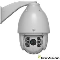 Dome PTZ TruVision™, HD-TVI, 1080P, 32X, 150m IR, WDR, installazione a pendente, (staffa a parete non inclusa). Uscita video duale CVBS & TVI, controllo telemetria TVI/RS485/RS422, 24VAC, IP66, PAL. Compatibile con accessori di fissaggio TVP-WMB, , TVP-SA
