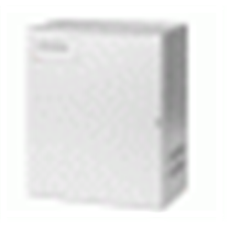 Alimentatore in box 13.8 Vdc 3.5A con 1 uscita per ricarica batteria e 2 uscite indipendenti. Certificato EN 50131-6 con marchio IMQ, grado di sicurezza 3, classe ambientale II.